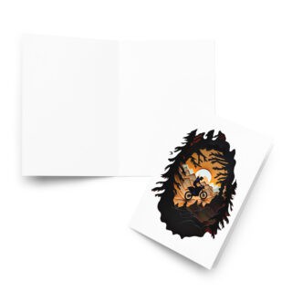 Generic motorbike motorbiker Greeting card for motorbiker