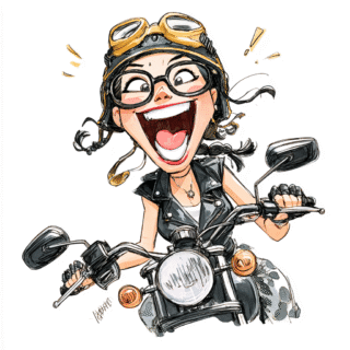 Women should be behind bars. White glossy mug for motorbiker