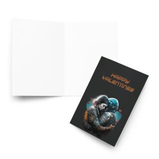 Valentines Greeting card for motorbiker