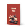Thank you motorbiker Greeting card for Motorbiker