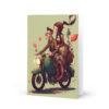 Valentine motorbike Greeting card for motorbiker