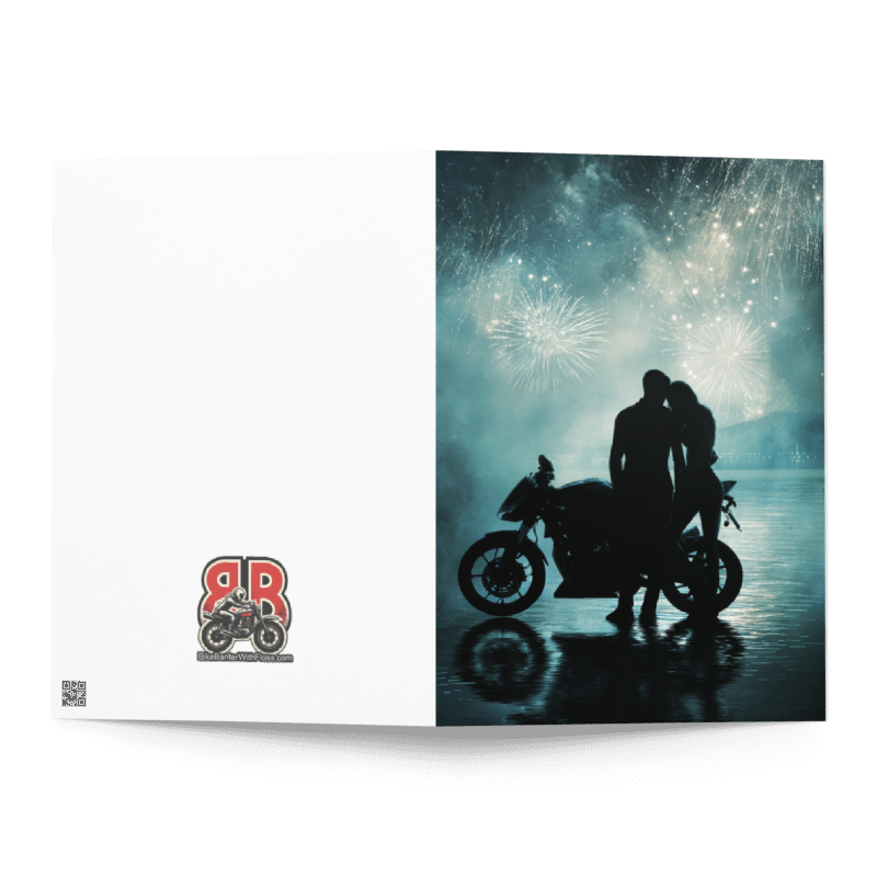 Sports Bike Valentines Card Greeting card for motorbiker - Image 3