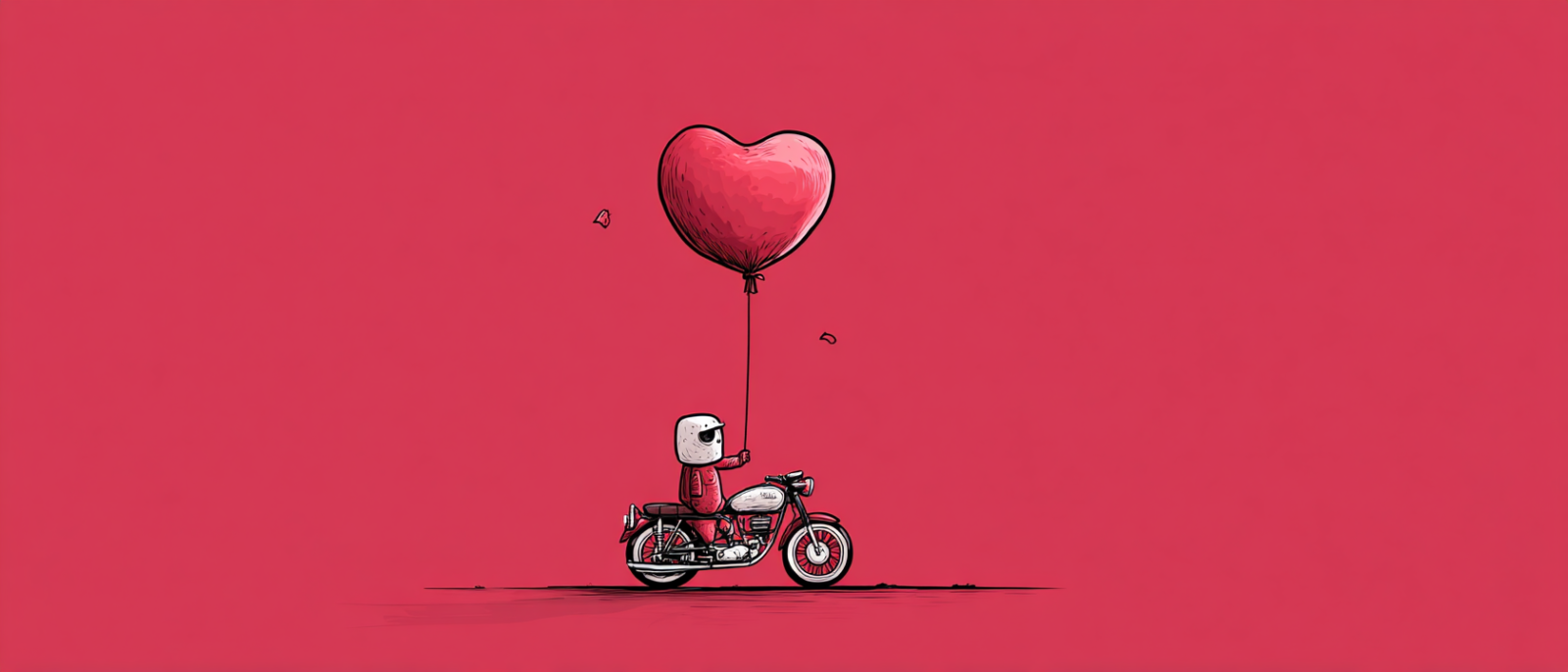 Valentines Greeting card for motorbikers - Image 2