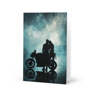 Sports Bike Valentines Card Greeting card for motorbiker