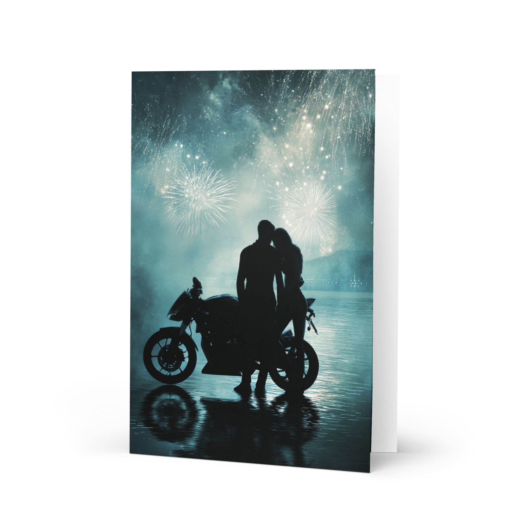 Sports Bike Valentines Card Greeting card for motorbiker