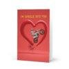 Motorbiker Valentines card greeting card wheelie