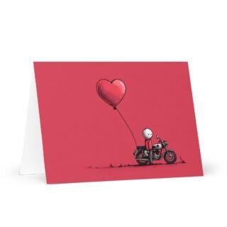 Valentines Greeting card for motorbikers