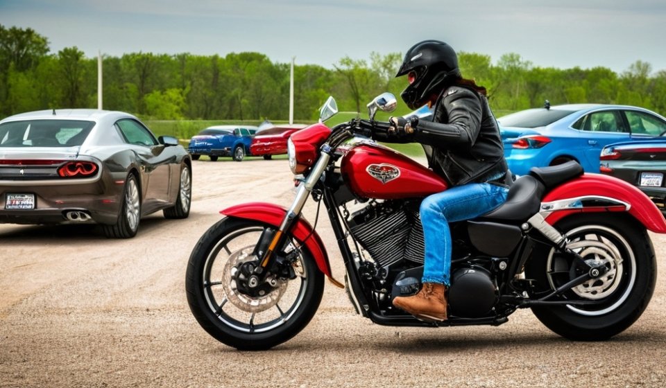 Photo motorcycle valentine cards