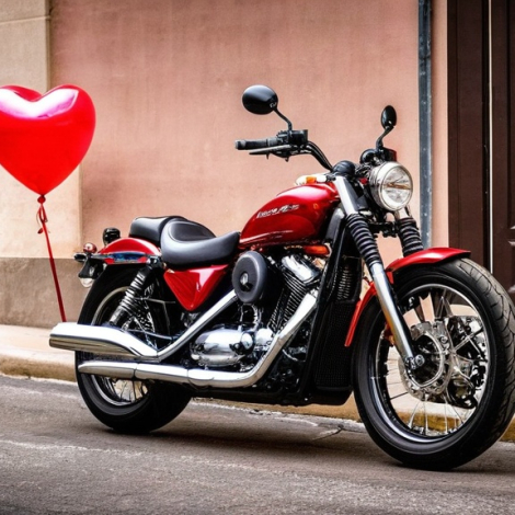 Photo valentine cards motorcycle enthusiasts