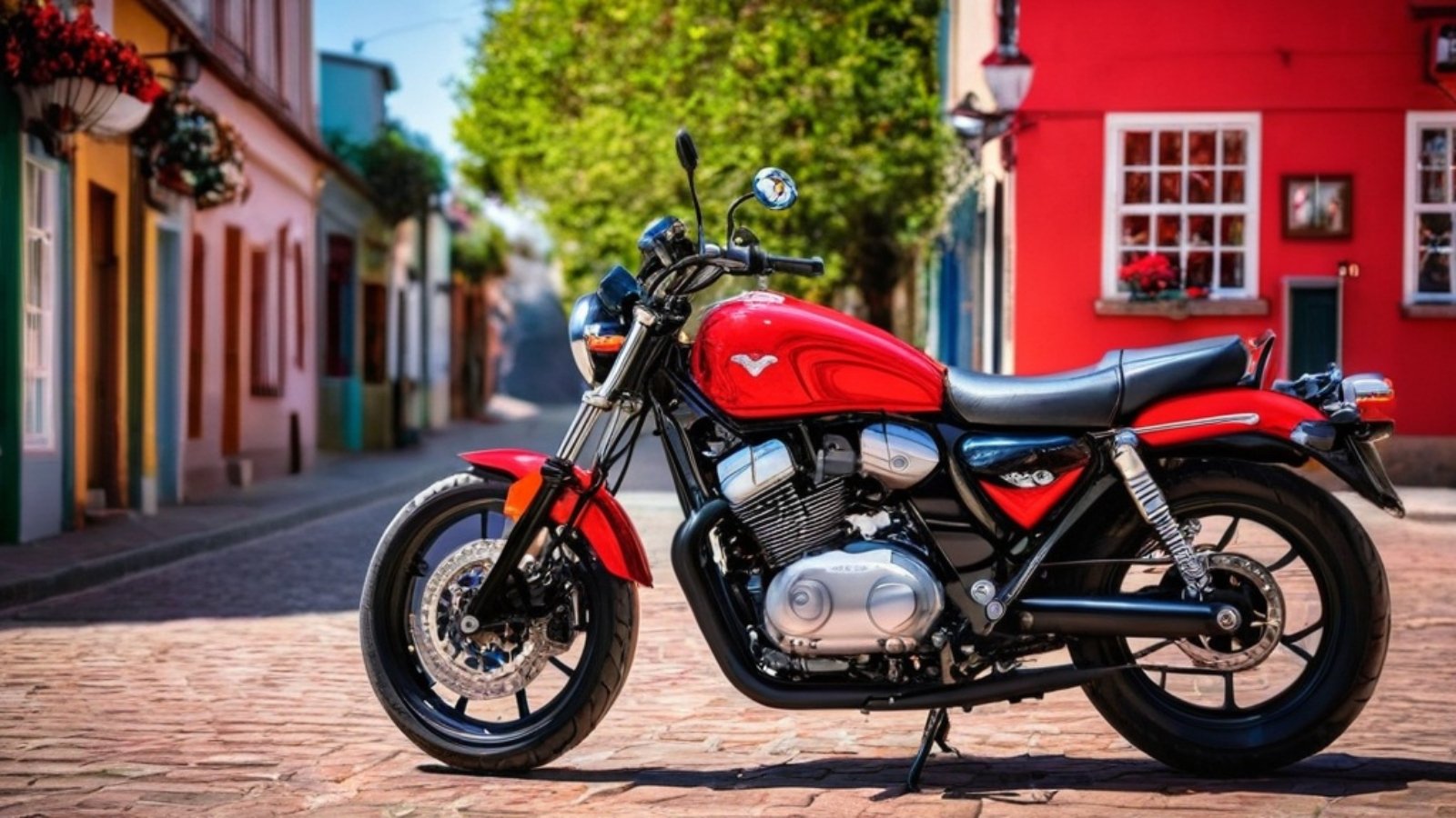 Photo motorbike valentine cards