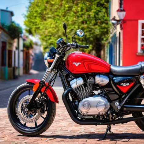 Photo motorbike valentine cards