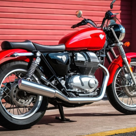 Photo motorcycle Valentines cards