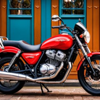 Photo motorbike themed valentine cards