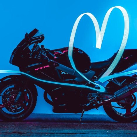 Photo Motorcycle card messages