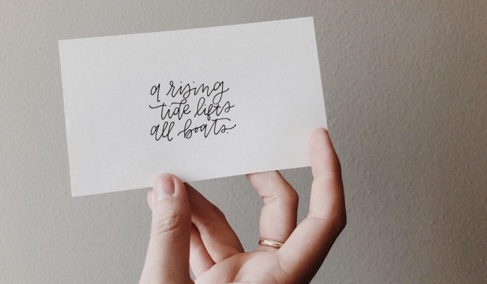 Photo Bikers, Handwritten Cards
